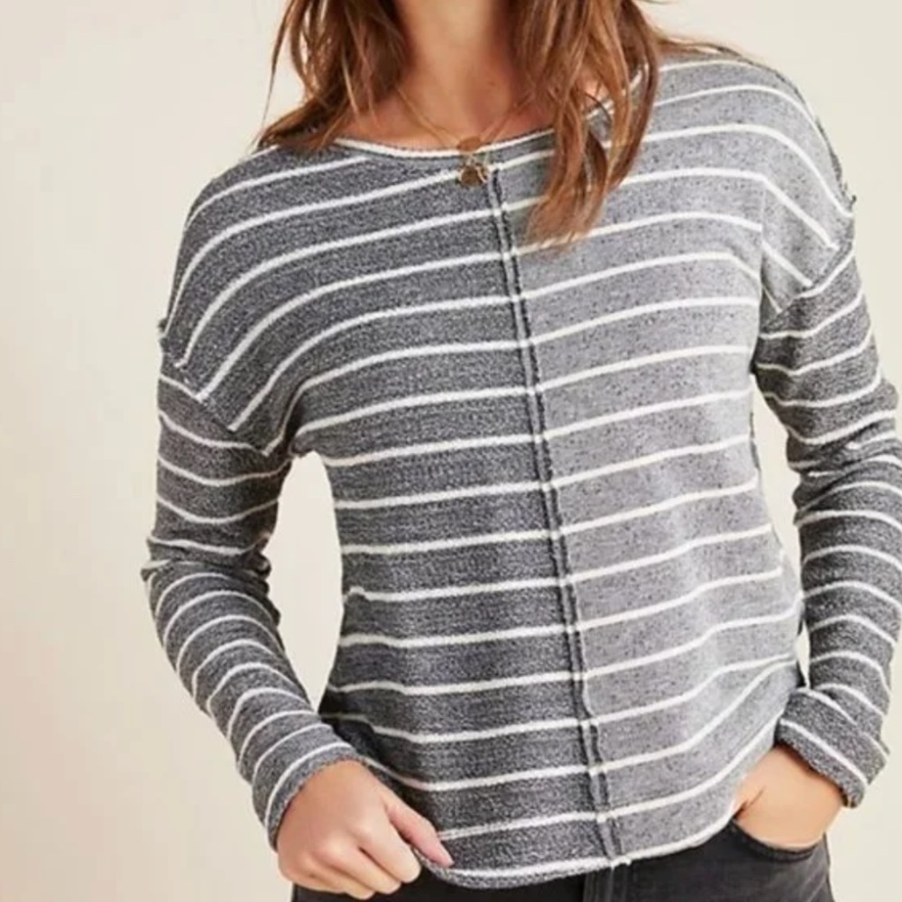 Anthropologie Stripe / Color Block Sweater